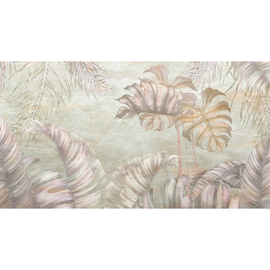 Panoramic Wallpaper - Wall Mural - Tropical plants