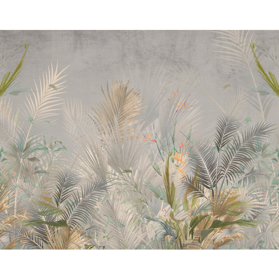 Panoramic Wallpaper - Wall Mural - Tropical plants