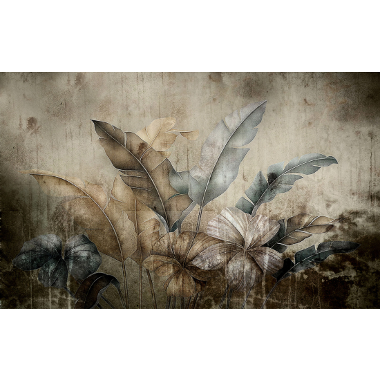 Panoramic Wallpaper - Wall Mural - Tropical plants