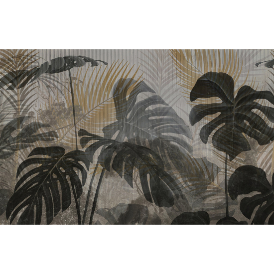 Panoramic Wallpaper - Wall Mural - Tropical plants