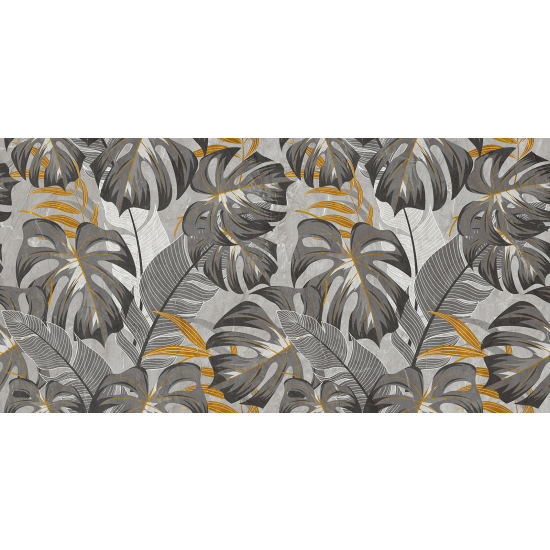 Panoramic Wallpaper - Wall Mural - Tropical plants