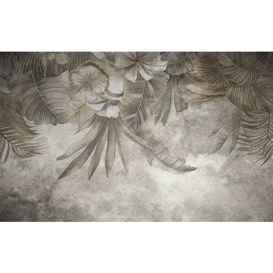 Panoramic Wallpaper - Wall Mural - Tropical Plants