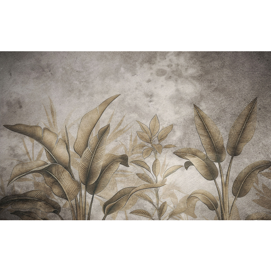 Panoramic Wallpaper - Wall Mural - Tropical Plants