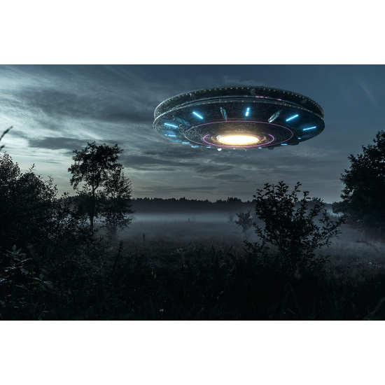 Panoramic Wallpaper - Wall Mural - UFO