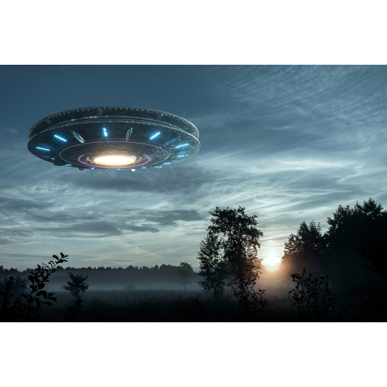 Panoramic Wallpaper - Wall Mural - UFO