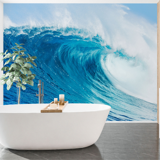 Panoramic Wallpaper - Wall Mural - Waves