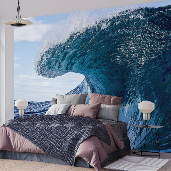 Panoramic Wallpaper - Wall Mural - Waves