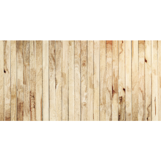 Panoramic Wallpaper - Wall Mural - Wooden planks