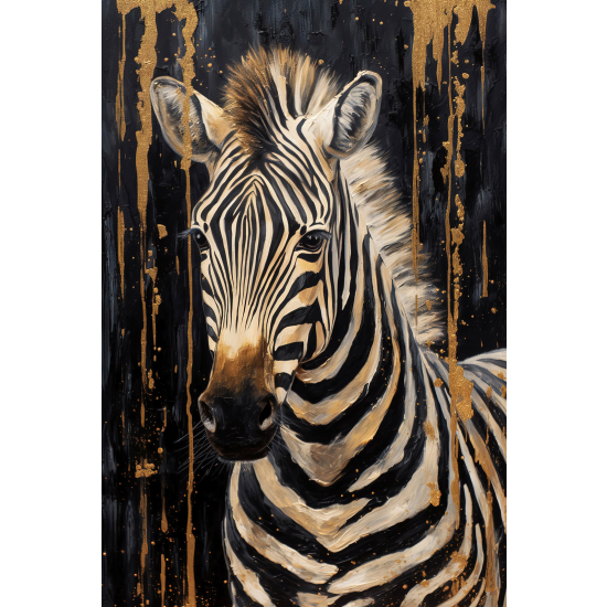 Panoramic Wallpaper - Wall Mural - Zebra