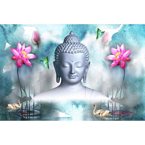 Panoramic Wallpaper - Wall Mural - ZEN - Buddha