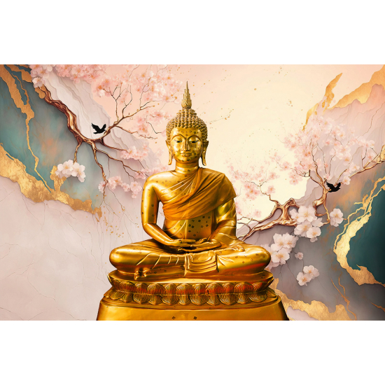 Panoramic Wallpaper - Wall Mural - ZEN - Buddha