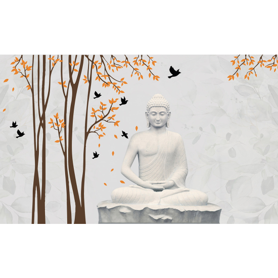 Panoramic Wallpaper - Wall Mural - ZEN - Buddha