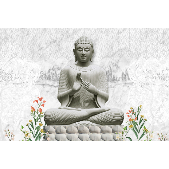 Panoramic Wallpaper - Wall Mural - ZEN - Buddha