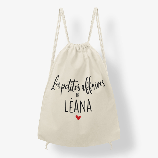 Personalized Drawstring Backpack for Kids - The Little Affairs of