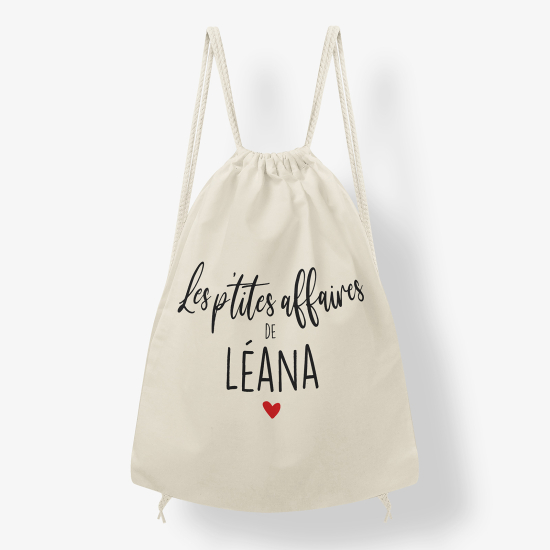 Personalized Drawstring Backpack for Kids - The Little Affairs of