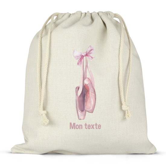 Personalized drawstring bag for kids - Dancer ballerinas