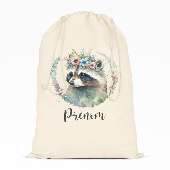 Personalized Drawstring bag for Kids - Mouse