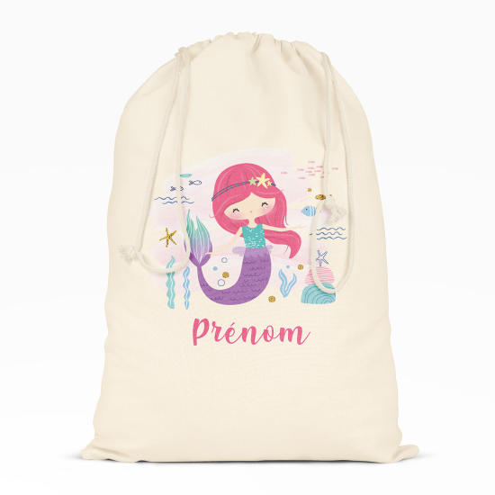 Personalized Drawstring bag for Kids - Siren