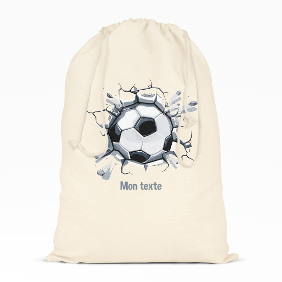 Personalized Drawstring bag for Kids - Soccer ball