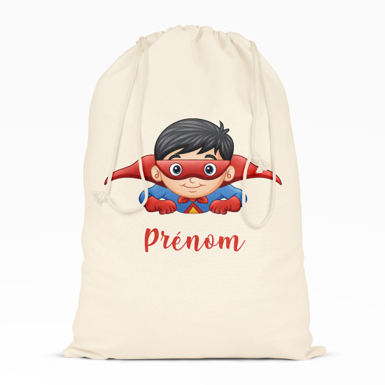 Personalized Drawstring bag for Kids - Superheroes