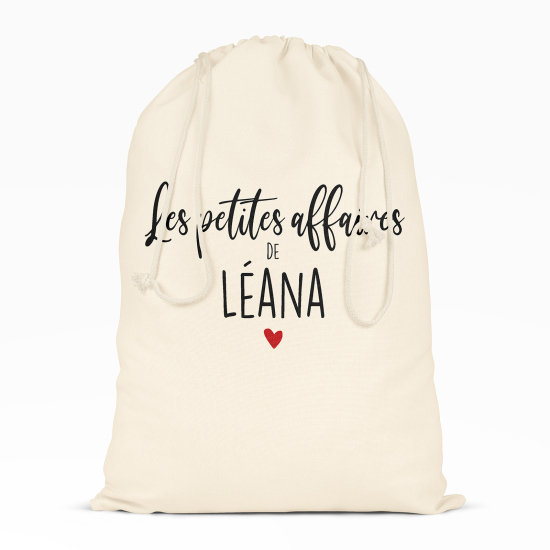 Personalized Drawstring bag for Kids - The little affairs of