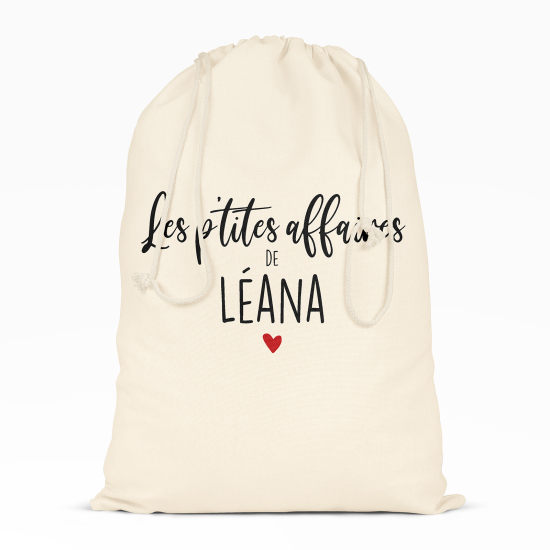 Personalized Drawstring bag for Kids - The little affairs of