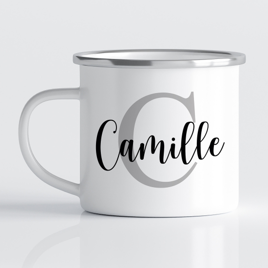 Personalized Enamel Mug - First name