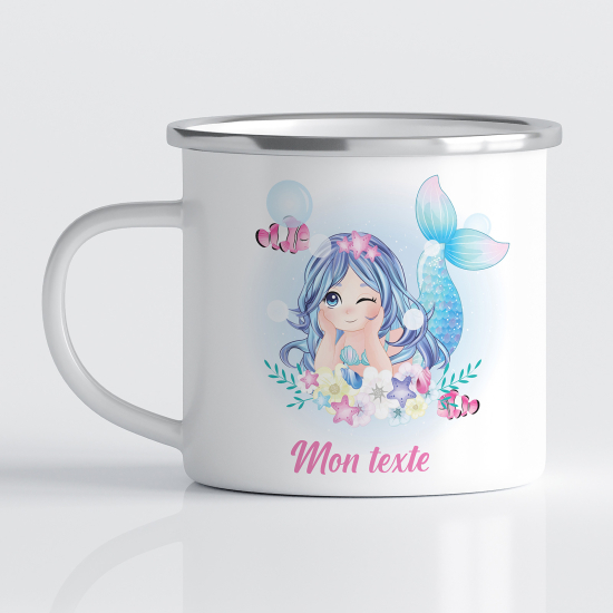 Personalized Enamel Mug for Kids - Siren