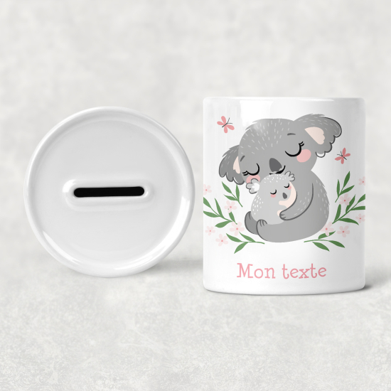 Personalized Kids / Children's Piggy Bank - Koalas