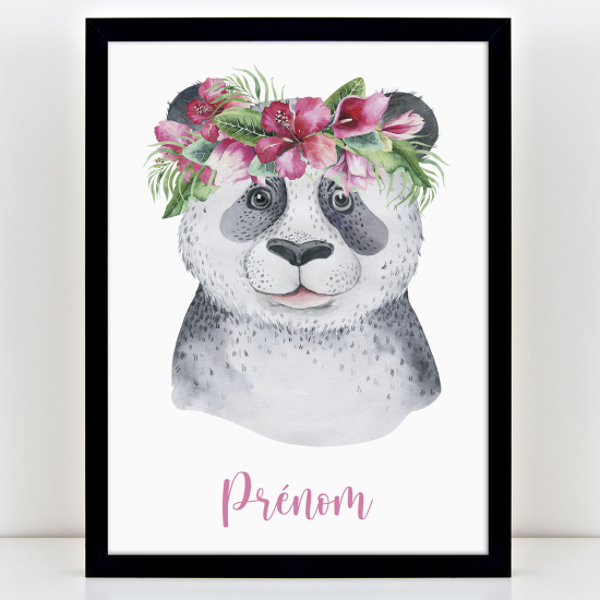 Personalized Kids Poster - Panda