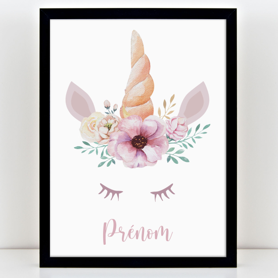 Personalized Kids Poster - Unicorn