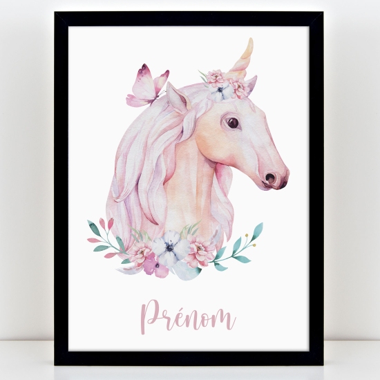 Personalized Kids Poster - Unicorn