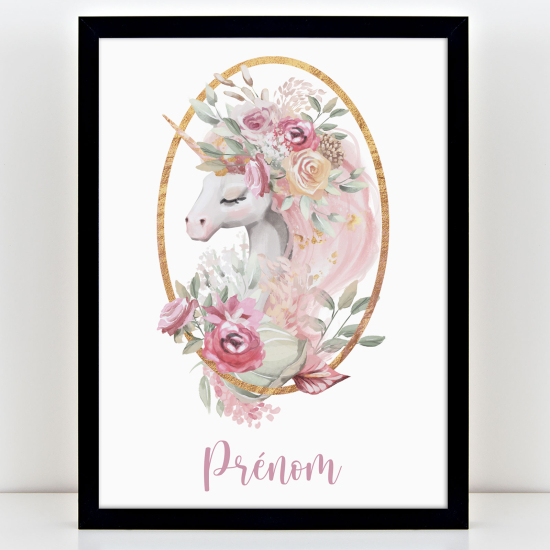 Personalized Kids Poster - Unicorn