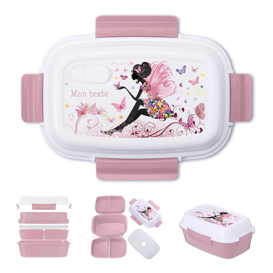 Personalized Lunch box for kids - Butterfly Fairy