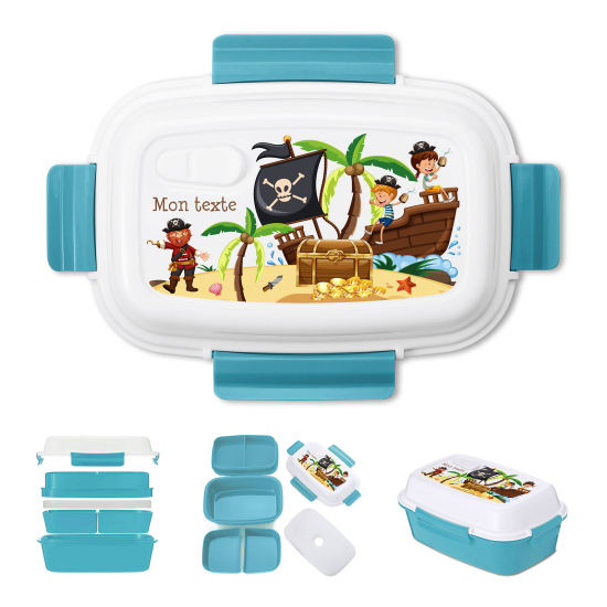 Personalized Lunch box for kids - Pirates