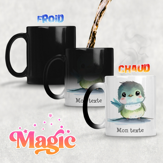 Personalized Magic Mug - Bird