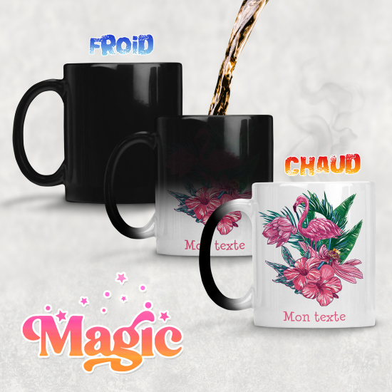 Personalized Magic Mug - Flowers