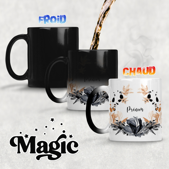 Personalized Magic Mug - Flowers