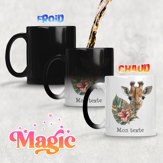 Personalized Magic Mug - Giraffe