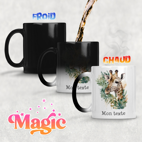 Personalized Magic Mug - Giraffe