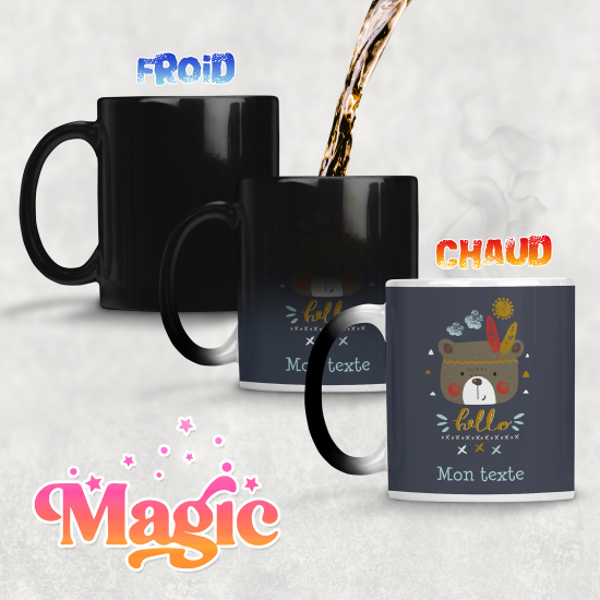 Personalized Magic Mug - Hello Bear