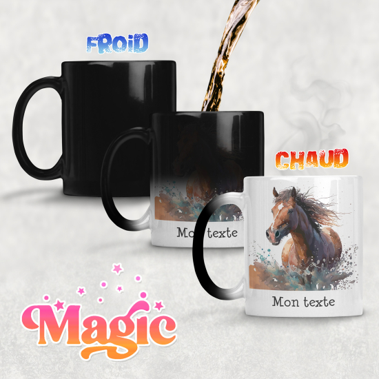 Personalized Magic Mug - Horse