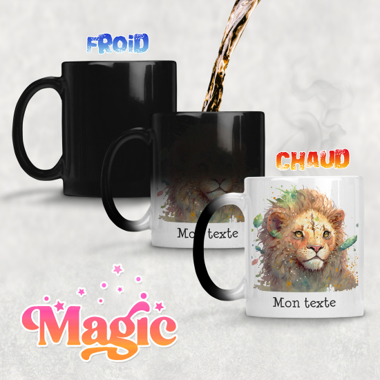 Personalized Magic Mug - Lion