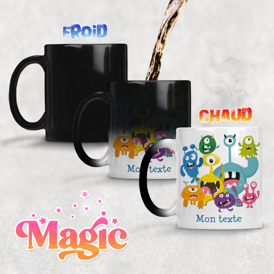 Personalized Magic Mug - Monsters