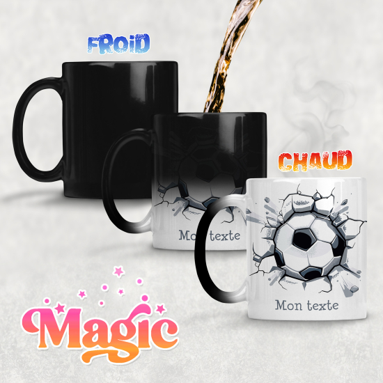 Personalized Magic Mug - Soccer Ball