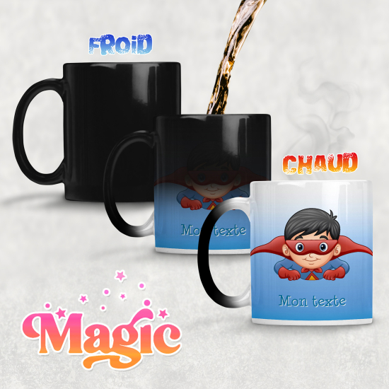 Personalized Magic Mug - Superheroes