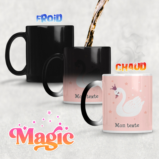 Personalized Magic Mug - Swan