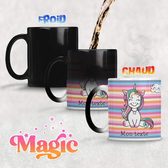 Personalized Magic Mug - Unicorn Smile