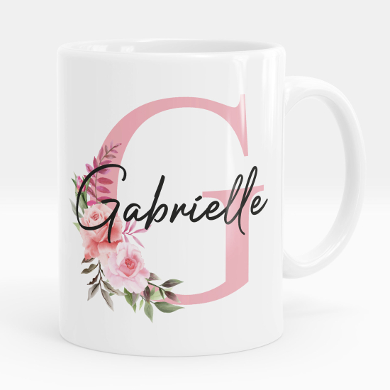 Personalized Monogram Mug - Letter G