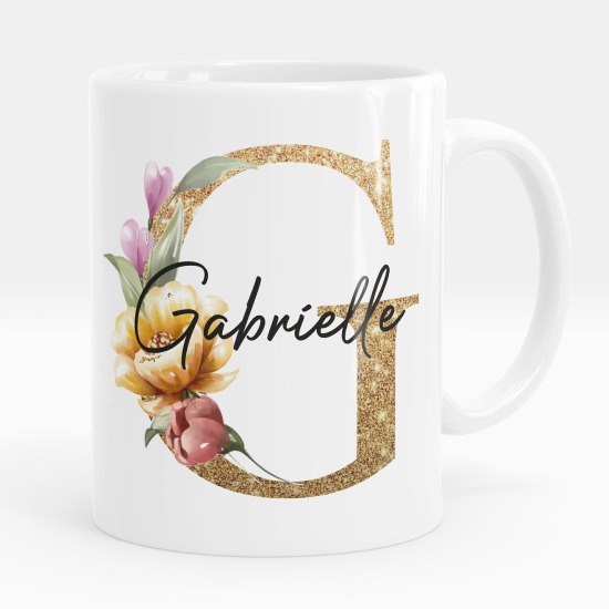 Personalized Monogram Mug - Letter G